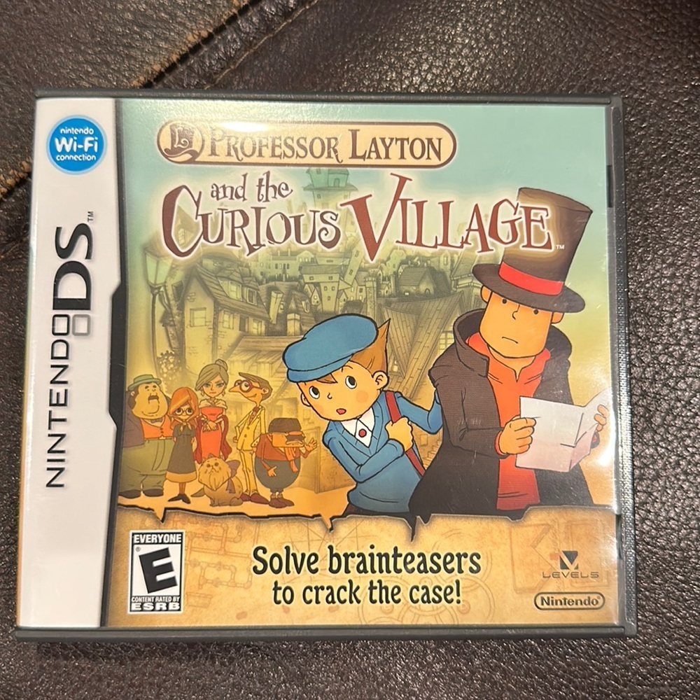 Nintendo DS Professor Layton and the Curious Village video game puzzle